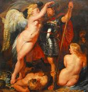 Peter Paul Rubens Crowning of the Hero oil painting reproduction